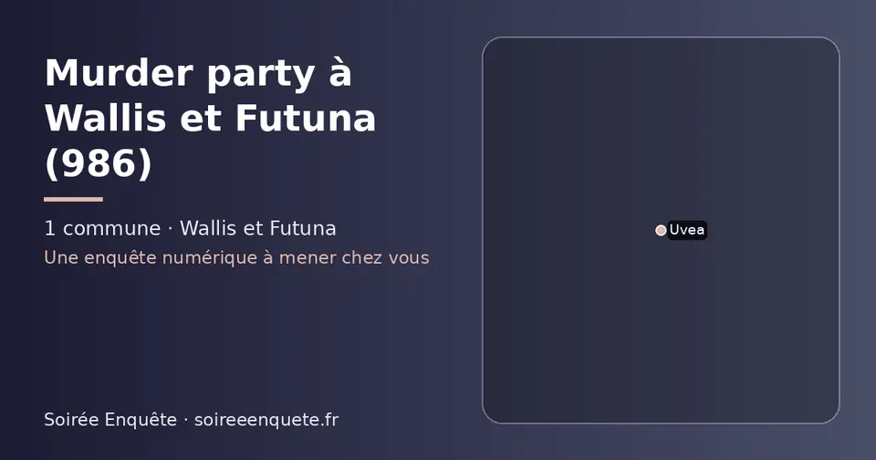 Carte schématique des 1 commune de Wallis et Futuna présentées sur ce site